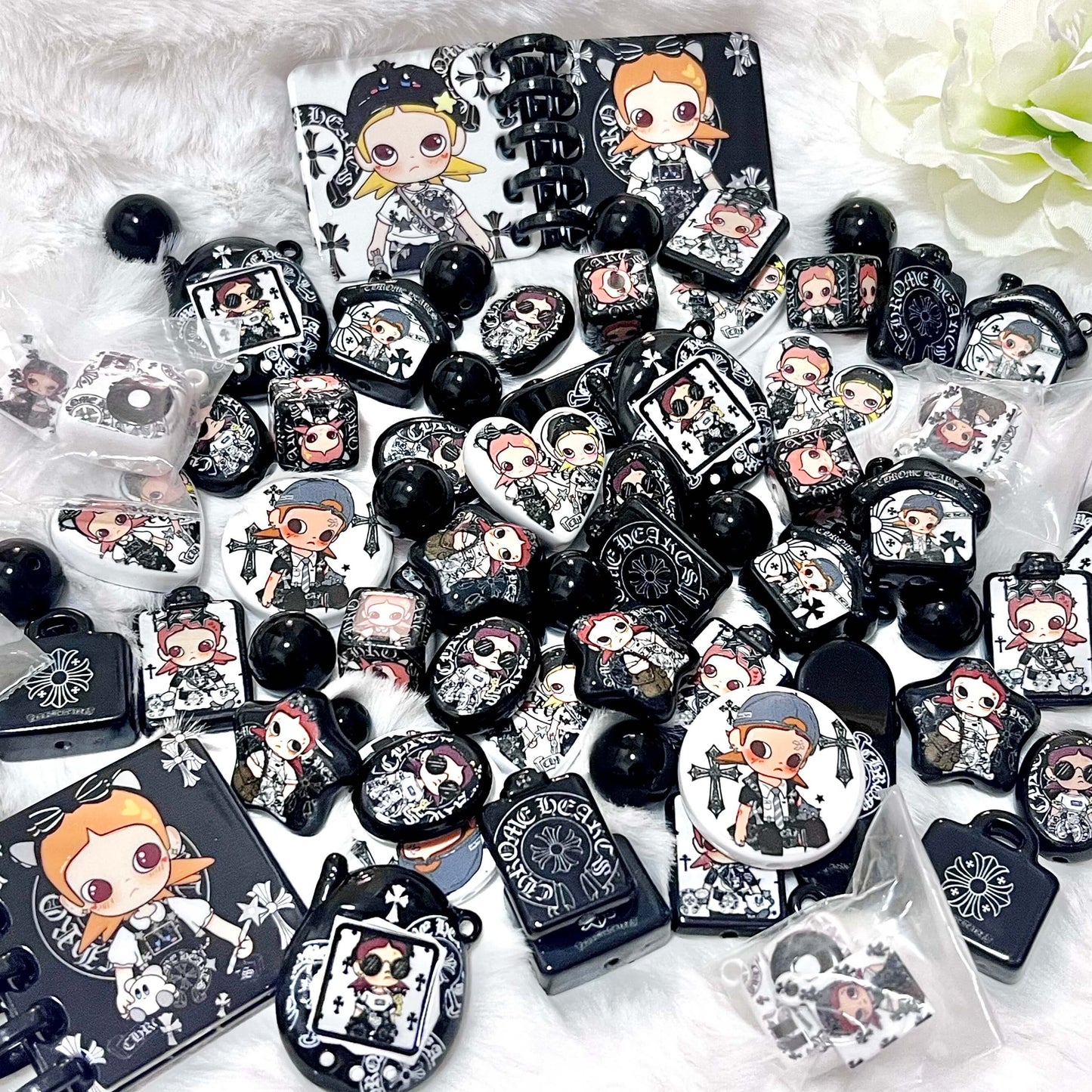 ♥【9.12新作】♥T011福袋 ダークスイート アクリルビーズ