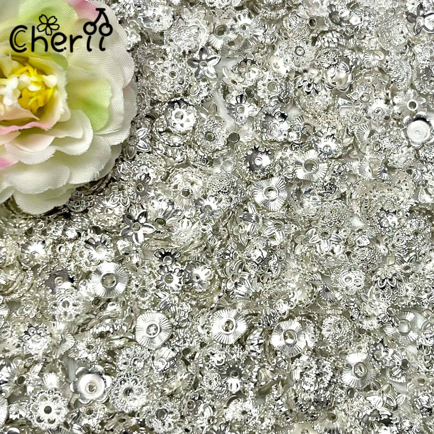 ♥【5.19新作】♥A1176 花座ミックス DIYパーツ用