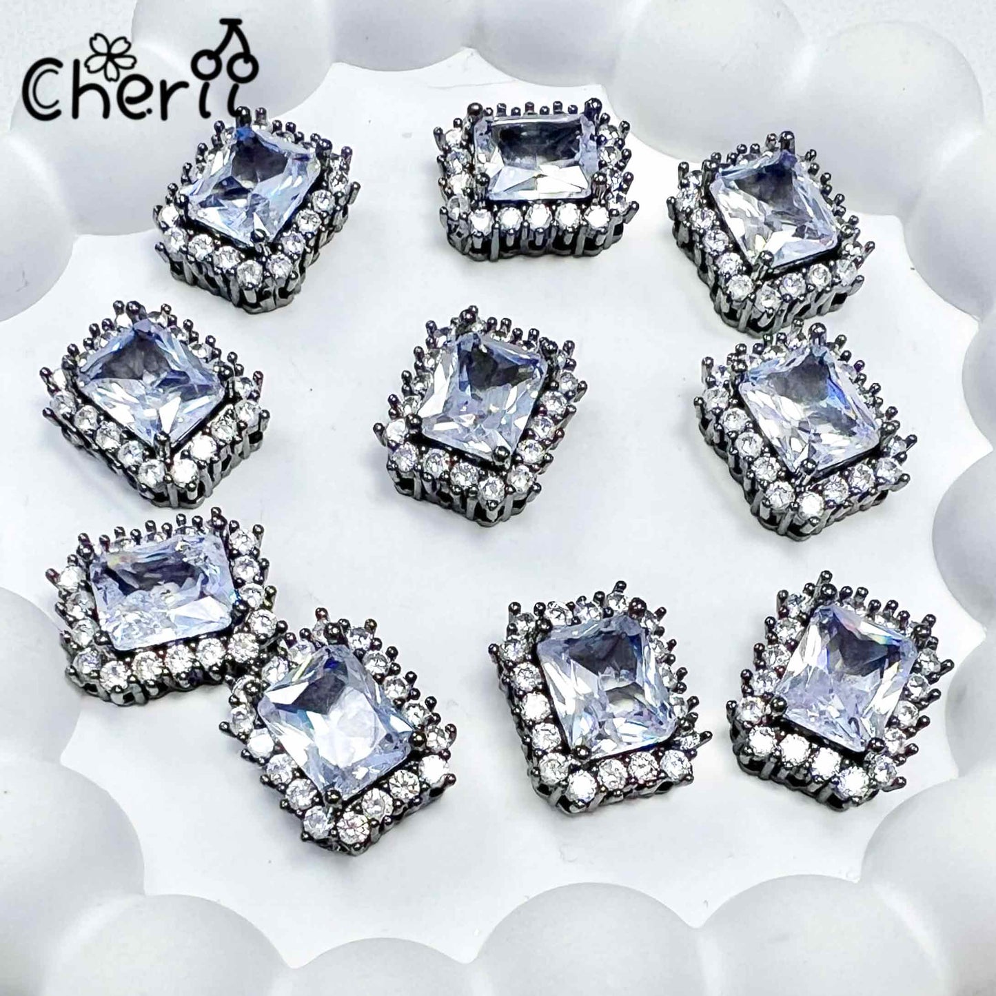 ♥【2.11新作】♥ B0124 高品質 ジルコンパーツ