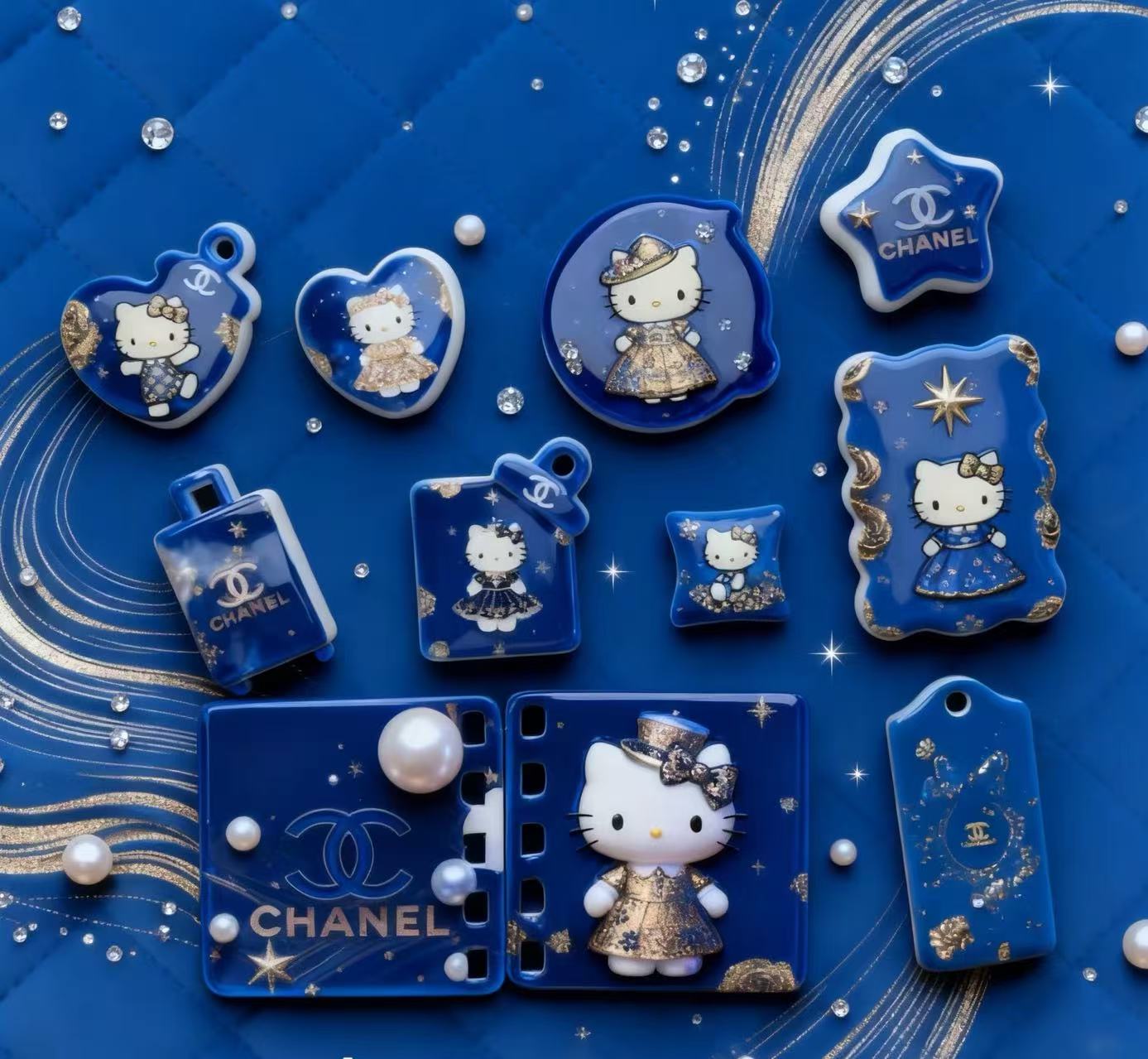 ♥【11.19新作】♥T036 星夜ノクターン アクリルビーズ