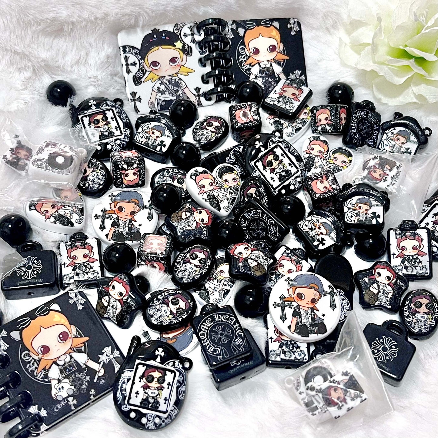 ♥【9.12新作】♥T011福袋 ダークスイート アクリルビーズ