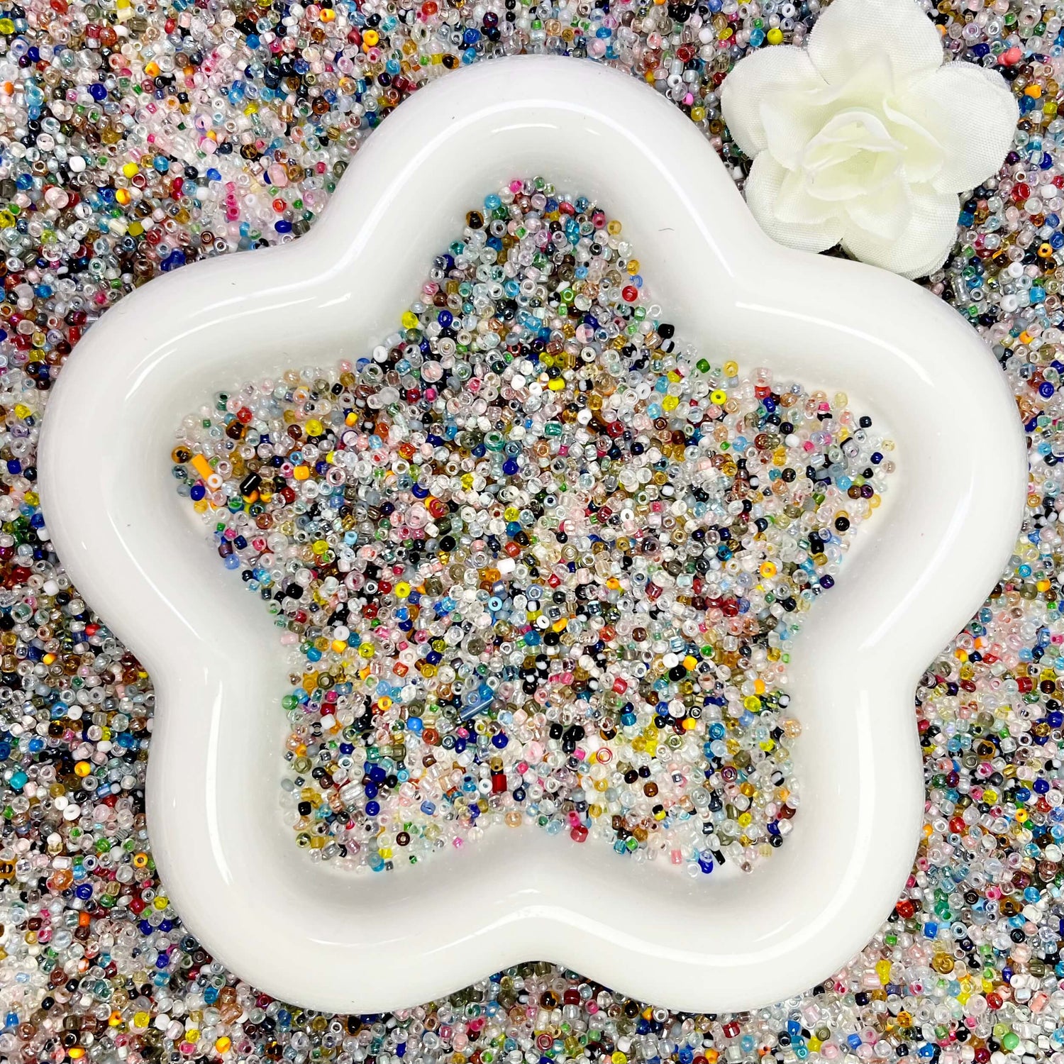 チビビーズミックス（リボン、ブレスレット、ストラップ、ネックレス全部使えます）