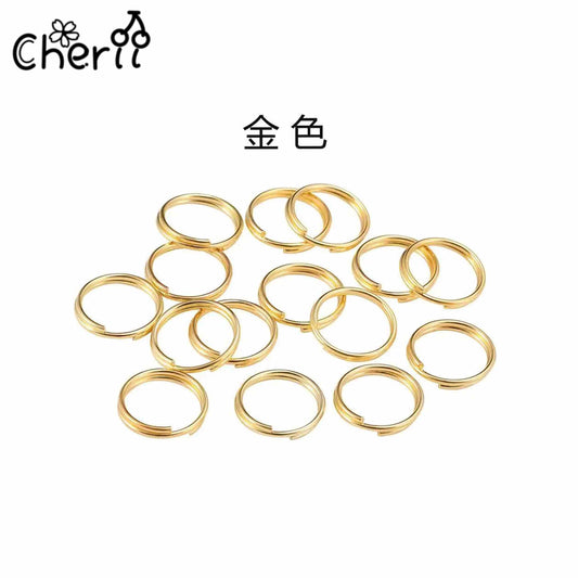♥【1.27新作】♥A0865 二重丸カン DIY用パーツ 2色 6mmx8mmx10mm