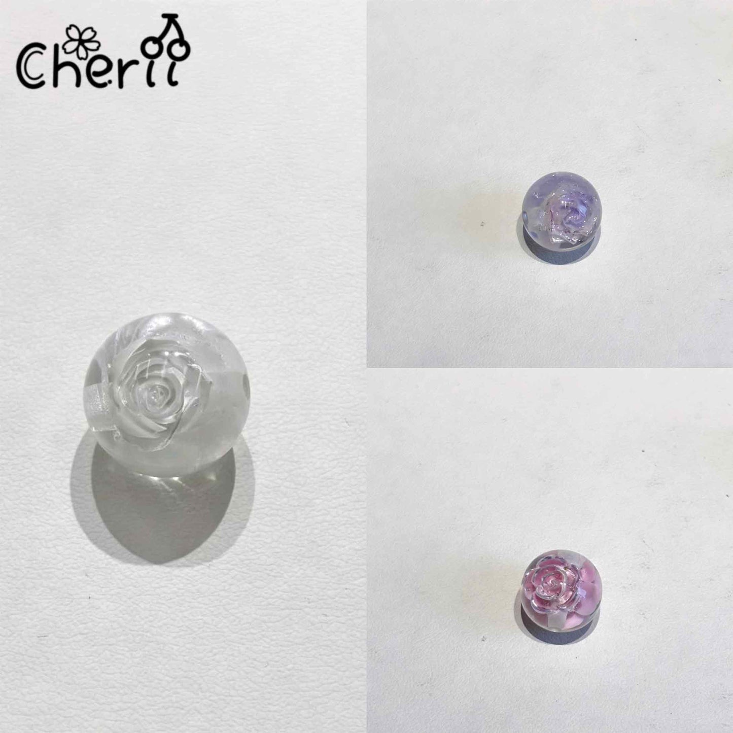 ♥【3.6更新】♥A0615 氷封のローズ 16mm 7色