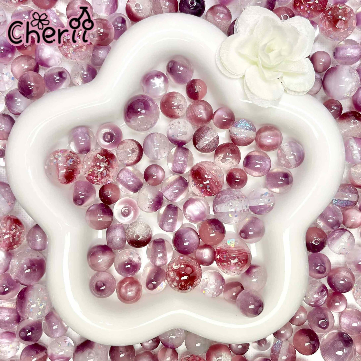 ♥【3.9新作】♥A0978 紫煙のかけら 約7.8mm~15.8mm