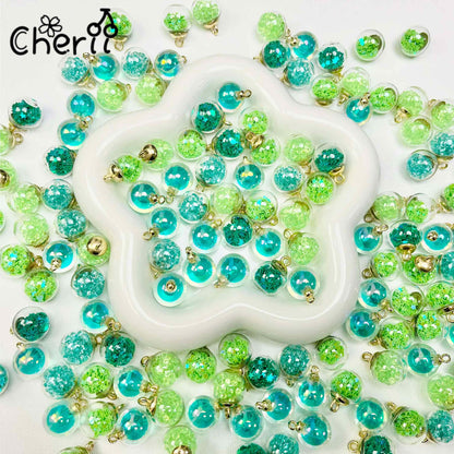 ♥【4.29新作】♥ A0174 木漏れ日の庭 アクリルビーズ ミックス 16mm