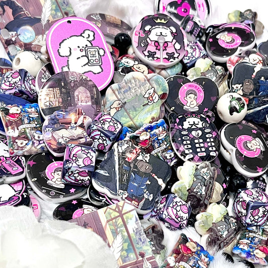 ♥【10.15新作】♥T021福袋   メロディワンワン アクリルビーズ