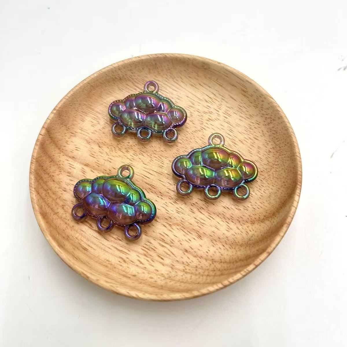 ♥【買一得一4.24更新】♥ A0204 雲☁️と蝶々 アクリルカンツキパーツ