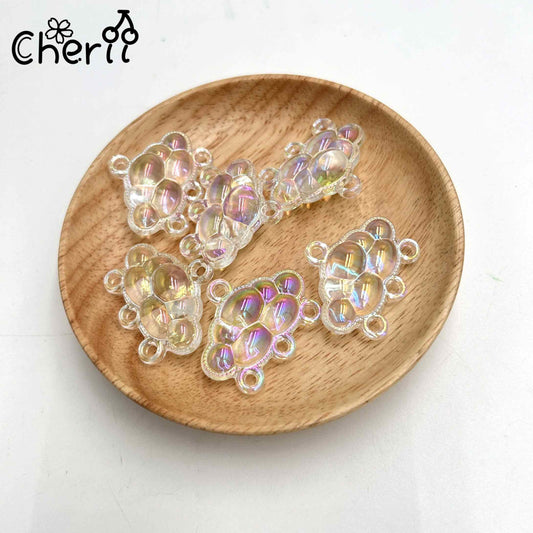 ♥【4.13更新】♥ A0204 雲☁️と蝶々 アクリルカンツキパーツ