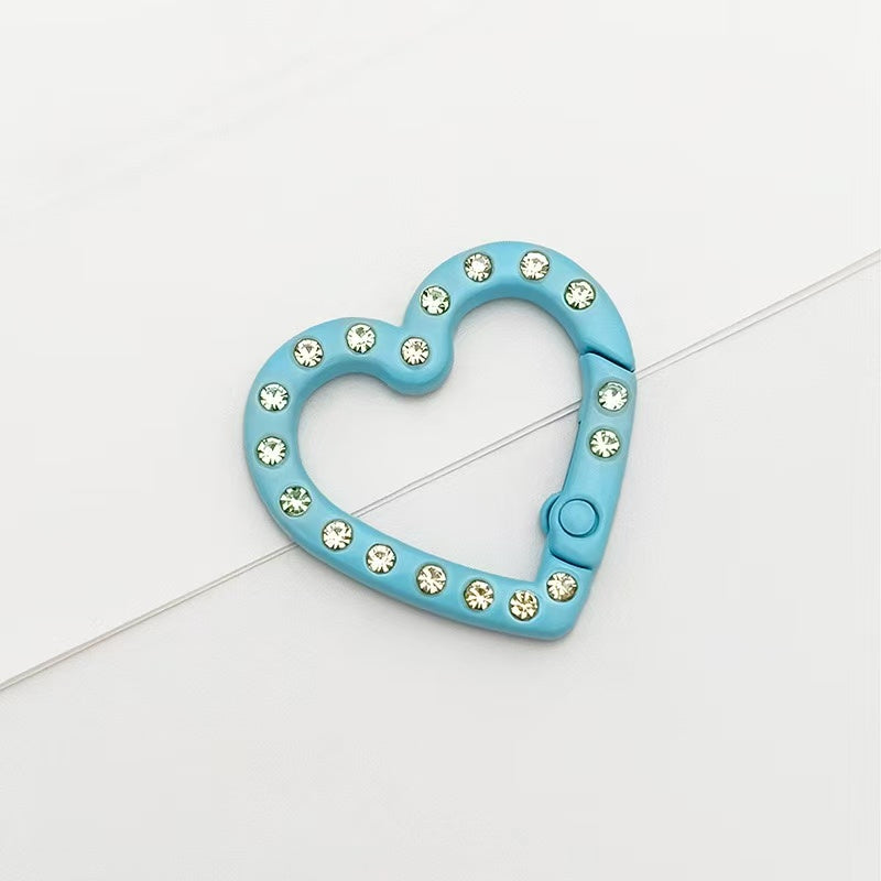 ♥【5.27更新】♥A1137 カラフルラインストーン付きキーホルダー DIYパーツ用 2種類