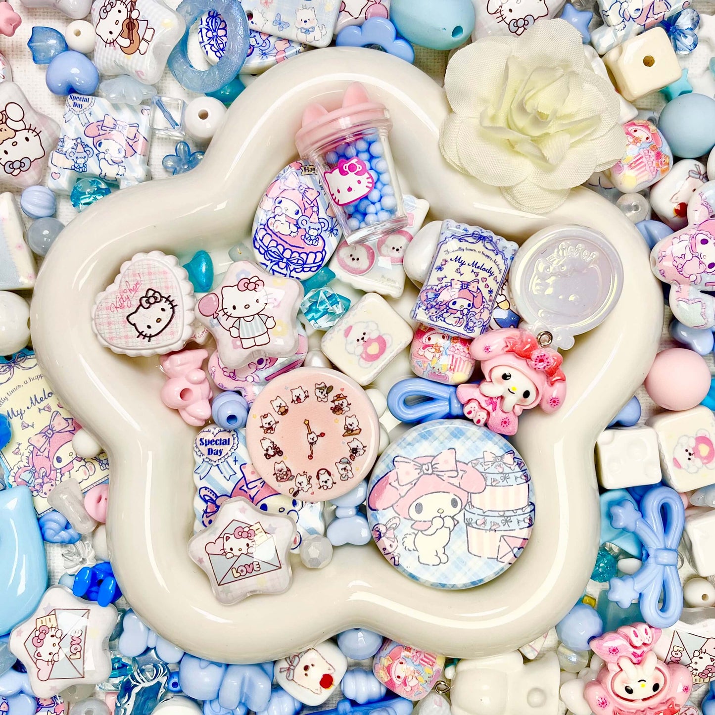 ♥【12.25新作】♥A0760 まだ眠らない空 アクリルビーズ
