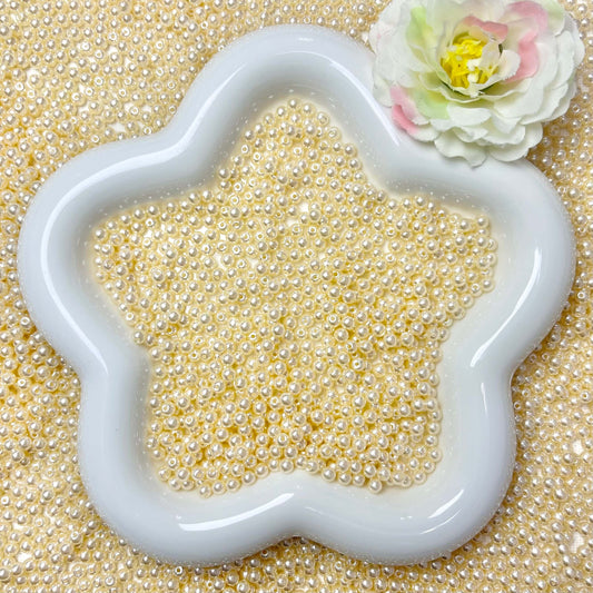 ♥【5.28新作】♥A1204  淡黄ノスタルジア 4mm アクリルビーズ