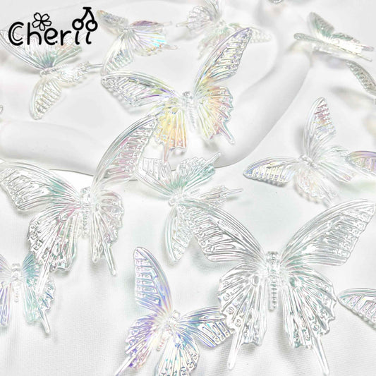♥【1.2新作】♥ A0075 舞う蝶🦋  アクリル パーツ