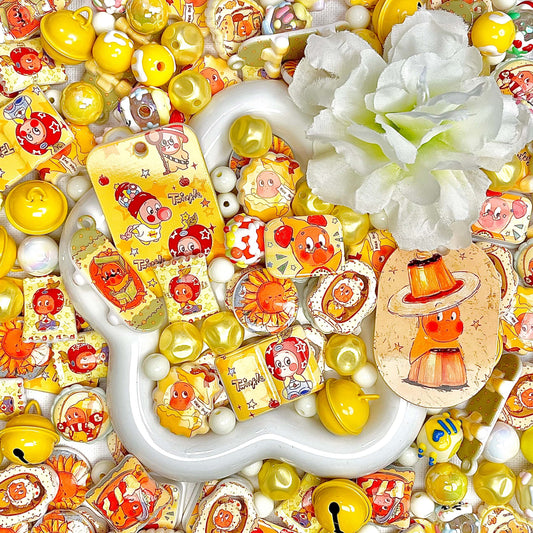♥【10.10新作】♥A0517 ほしのピクニック アクリルビーズ