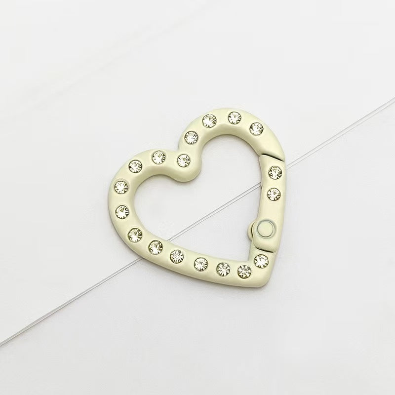 ♥【5.27更新】♥A1137 カラフルラインストーン付きキーホルダー DIYパーツ用 2種類