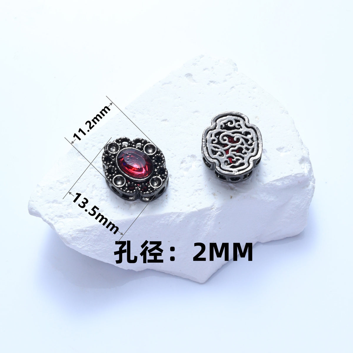 ♥【8.28新作】♥A1316 夜会のジルコン飾り DIYパーツ