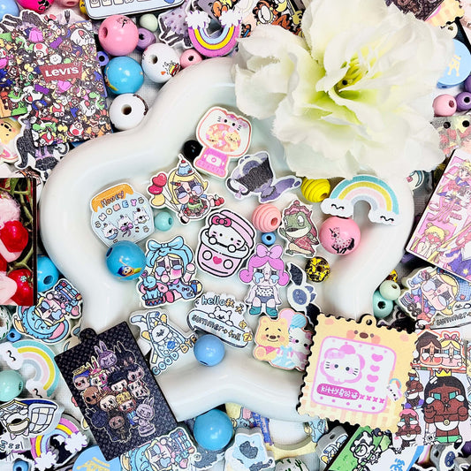 ♥【10.30新作】♥A0581 ミックスワンダーランド 木製ビーズ