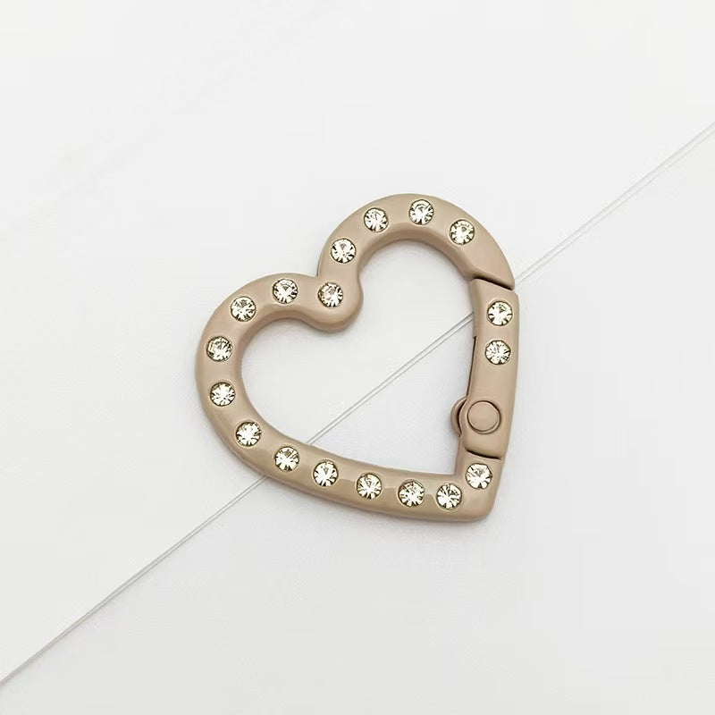 ♥【5.27更新】♥A1137 カラフルラインストーン付きキーホルダー DIYパーツ用 2種類