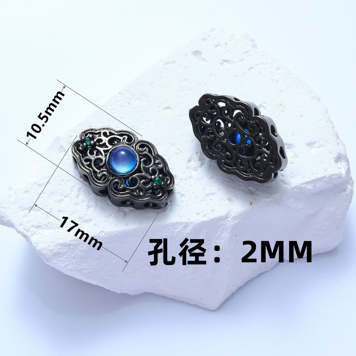 ♥【8.28新作】♥A1316 夜会のジルコン飾り DIYパーツ