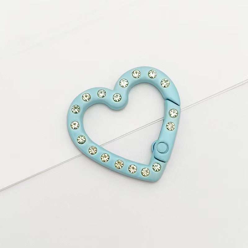 ♥【5.27更新】♥A1137 カラフルラインストーン付きキーホルダー DIYパーツ用 2種類