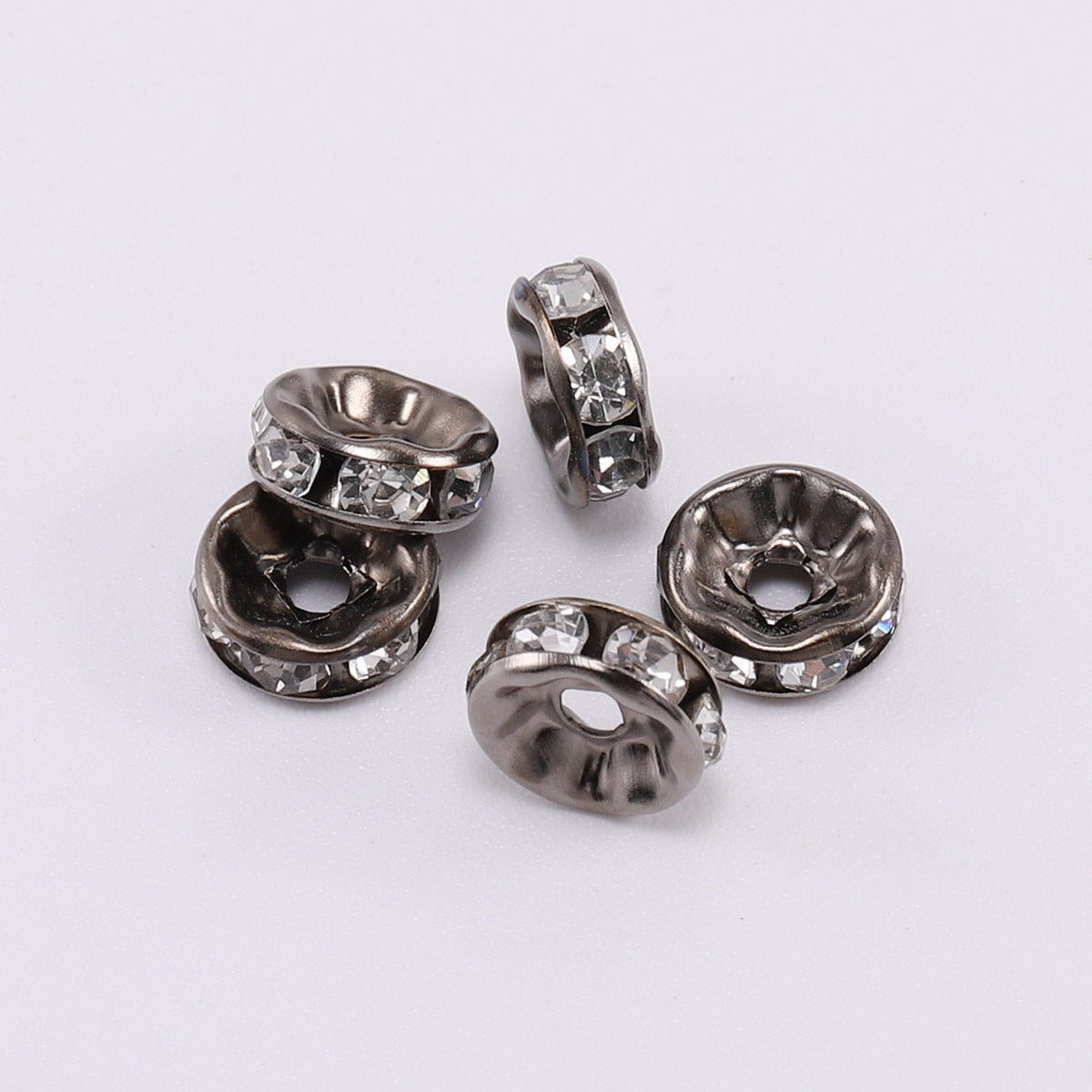 ♥【4.16新作】♥A1092 ラインストーンリング 約7〜10mm