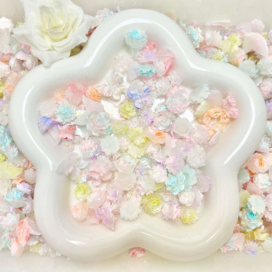 ♥【6.11新作】♥A1238 色を売る店 夜光 ソフト蝶々バラ ミックス