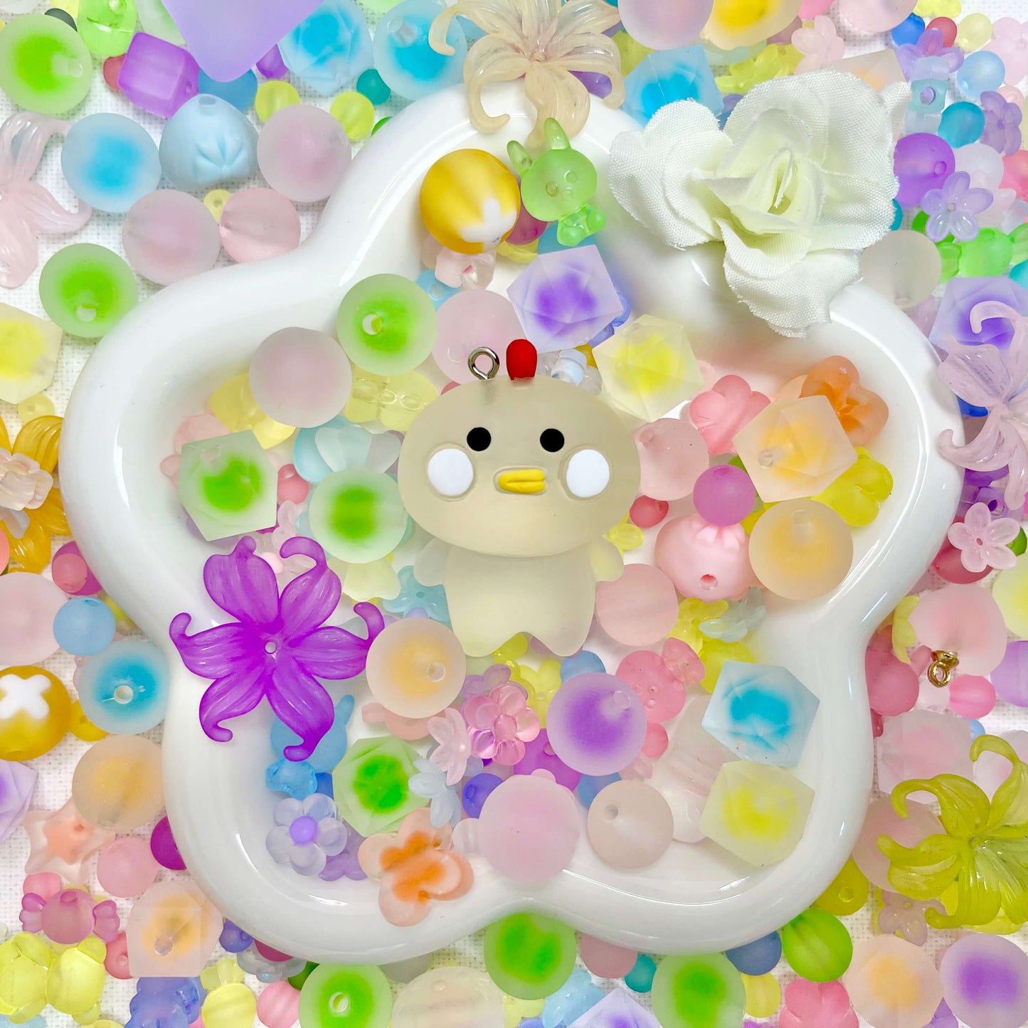 ♥【6.24新作】♥A1250 ゆめかわキャンディ ストラップ用 アクリルビーズミックス
