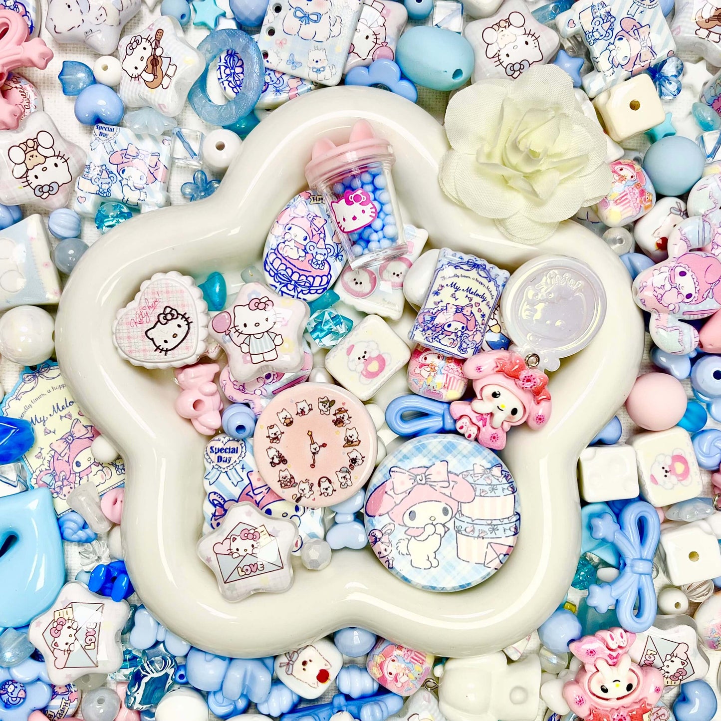 ♥【12.25新作】♥A0760 まだ眠らない空 アクリルビーズ